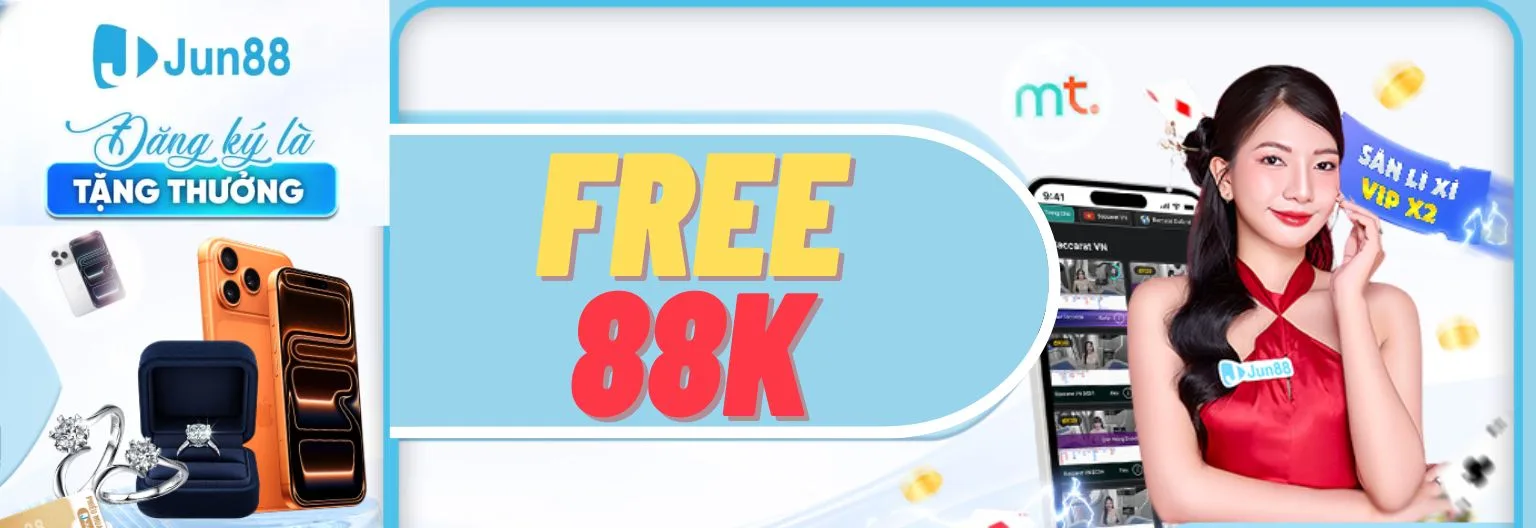 Jun88 ưu đãi Giáng Sinh 88k