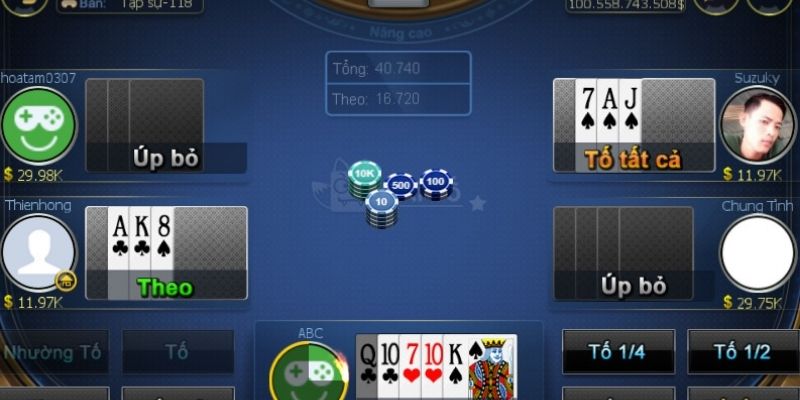 Cách chơi xì tố chuẩn xác nhất khi tham gia tại Jun88 6 xi to 2 1